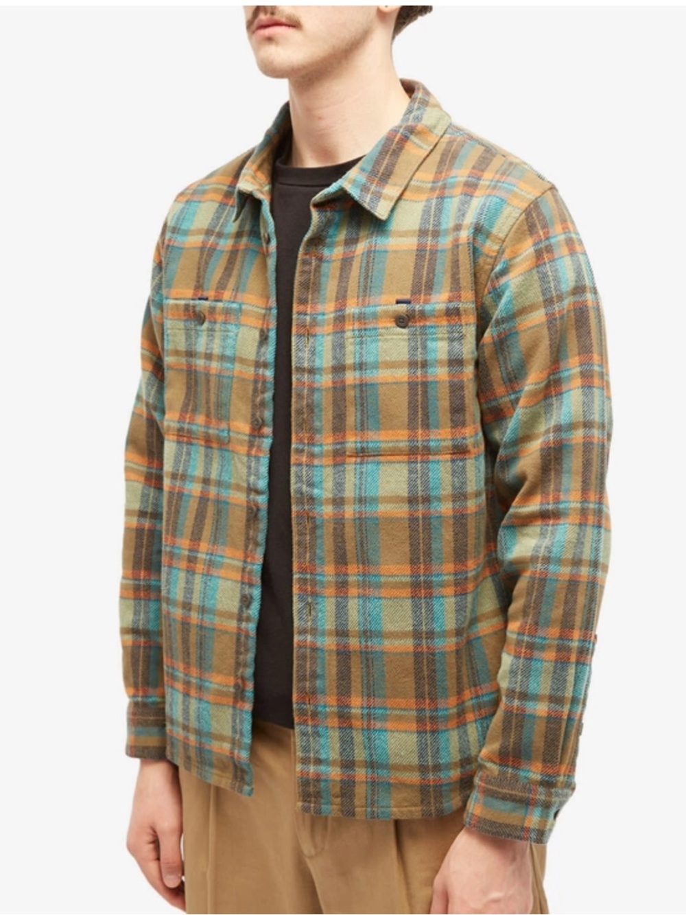 Cotopaxi Mero Flannel Shirt in Oak Plaid Size Small